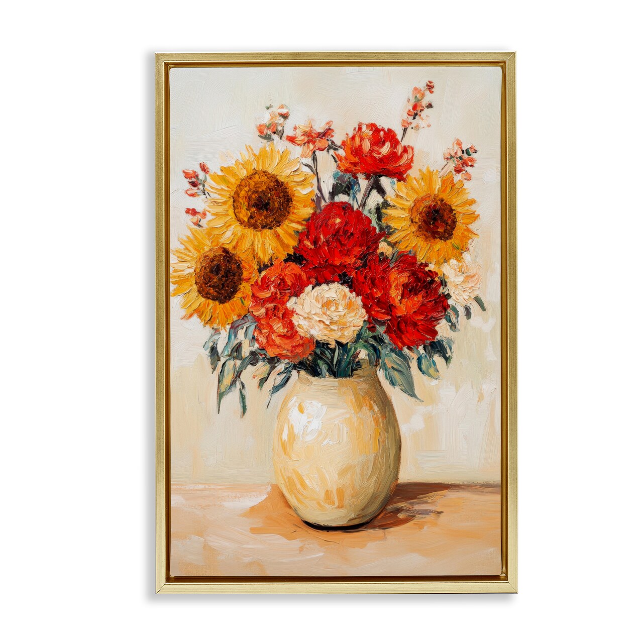 Stupell Industries Charming Bouquet of Fall Floating Frame, design by Petal Prints Design